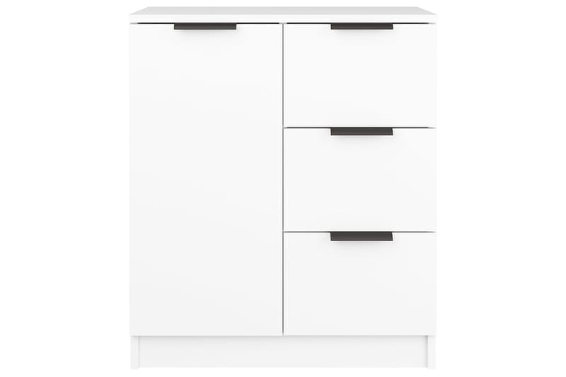 beBasic Senkki 2 kpl valkoinen 60x30x70 cm tekninen puu - Valkoinen - Säilytys - Säilytyskalusteet - Senkki