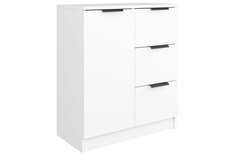 beBasic Senkki 2 kpl valkoinen 60x30x70 cm tekninen puu - Valkoinen - Säilytys - Säilytyskalusteet - Senkki