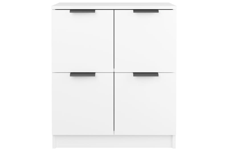 beBasic Senkki 2 kpl valkoinen 60x30x70 cm tekninen puu - Valkoinen - Säilytys - Säilytyskalusteet - Senkki