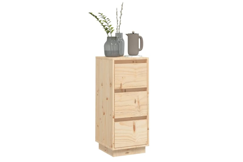 beBasic Senkki 32x34x75 cm täysi mänty - Ruskea - Säilytys - Säilytyskalusteet - Lipasto