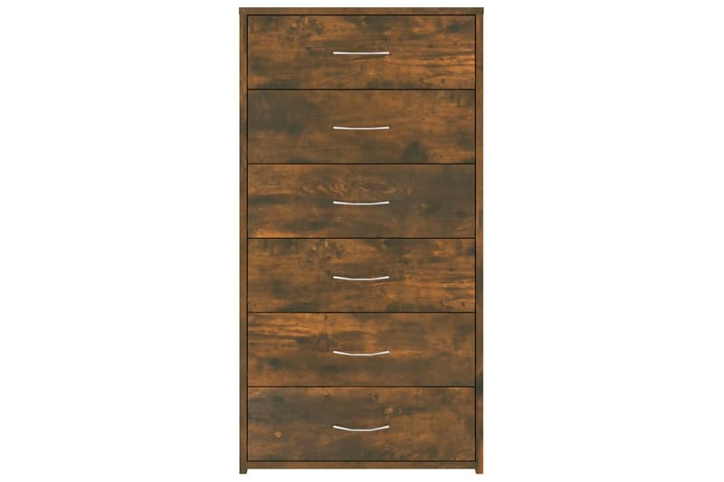 beBasic Senkki 6 laatikolla savutammi 50x34x96 cm tekninen puu - Ruskea - Säilytys - Säilytyskalusteet - Lipasto