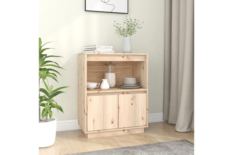 beBasic Senkki 60x34x75 cm täysi mänty - Ruskea - Säilytys - Säilytyskalusteet - Senkki