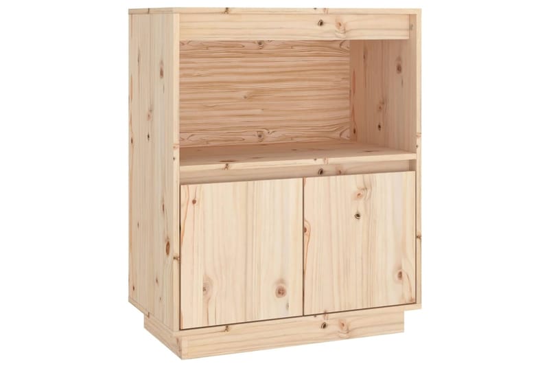 beBasic Senkki 60x34x75 cm täysi mänty - Ruskea - Säilytys - Säilytyskalusteet - Senkki