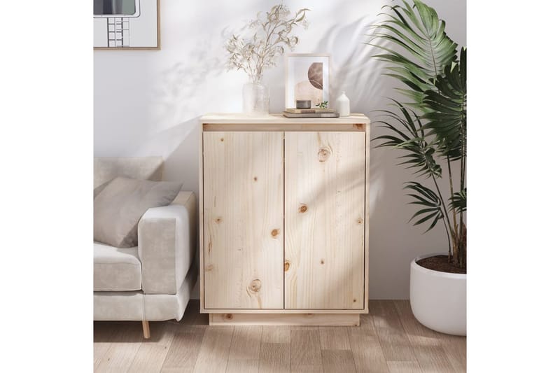 beBasic Senkki 60x34x75 cm täysi mänty - Ruskea - Säilytys - Säilytyskalusteet - Senkki