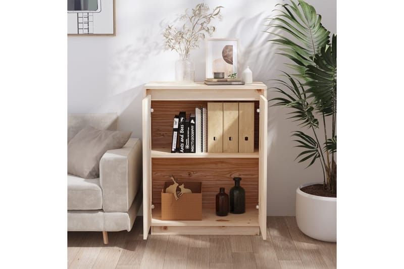 beBasic Senkki 60x34x75 cm täysi mänty - Ruskea - Säilytys - Säilytyskalusteet - Senkki