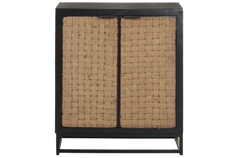 beBasic Senkki 60x35x70 cm täysi mangopuu - Musta - Säilytys - Säilytyskalusteet - Senkki