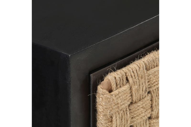 beBasic Senkki 60x35x70 cm täysi mangopuu - Musta - Säilytys - Säilytyskalusteet - Senkki