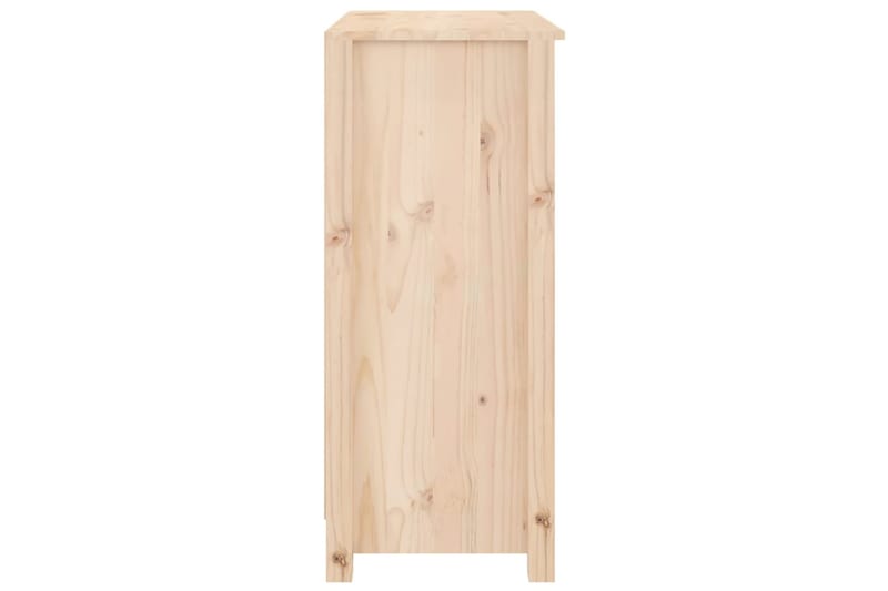 beBasic Senkki 70x35x80 cm täysi mänty - Ruskea - Säilytys - Säilytyskalusteet - Senkki