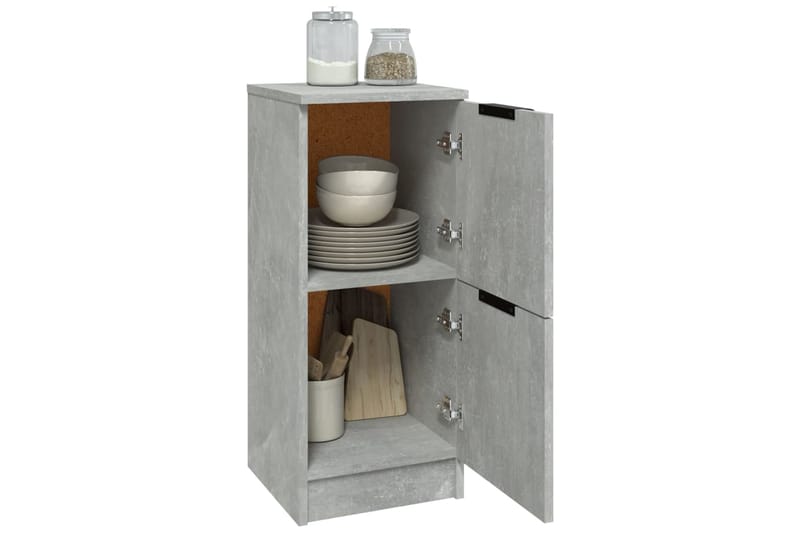 beBasic Senkki betoninharmaa 30x30x70 cm tekninen puu - Harmaa - Säilytys - Säilytyskalusteet - Lipasto