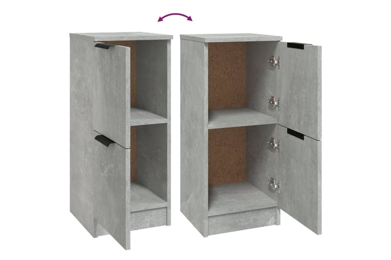 beBasic Senkki betoninharmaa 30x30x70 cm tekninen puu - Harmaa - Säilytys - Säilytyskalusteet - Lipasto