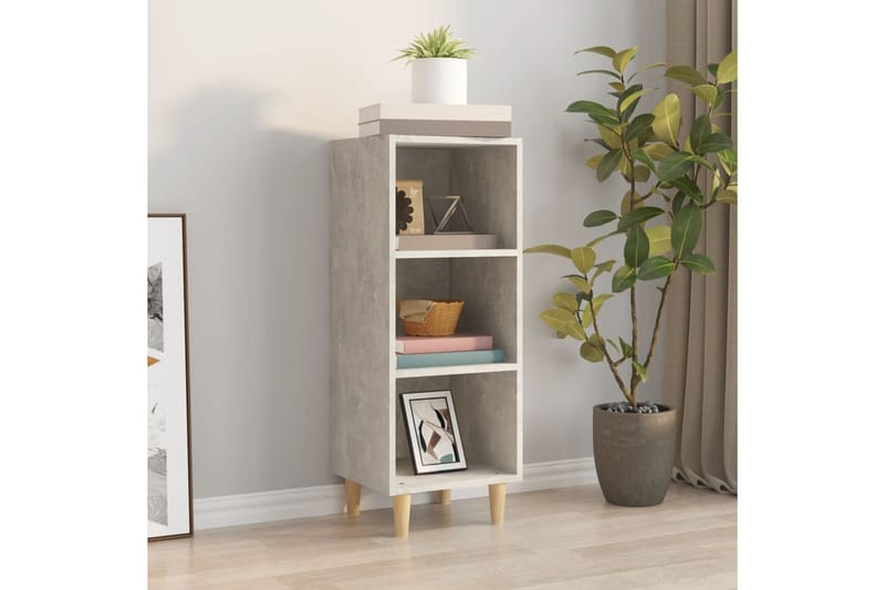 beBasic Senkki betoninharmaa 34,5x32,5x90 cm tekninen puu - Harmaa - Säilytys - Säilytyskalusteet - Senkki