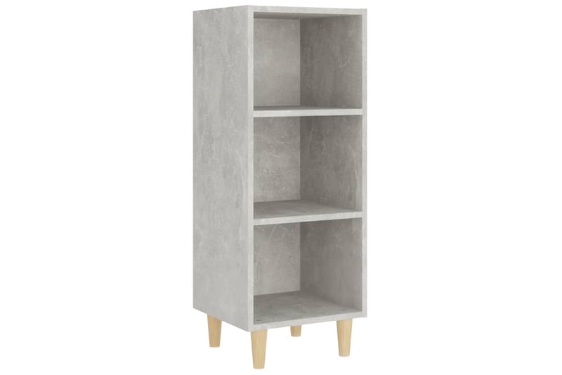 beBasic Senkki betoninharmaa 34,5x32,5x90 cm tekninen puu - Harmaa - Säilytys - Säilytyskalusteet - Senkki