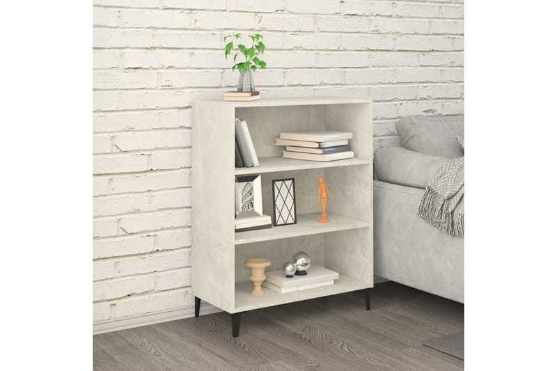 beBasic Senkki betoninharmaa 69,5x32,5x90 cm tekninen puu - Harmaa - Säilytys - Säilytyskalusteet - Senkki
