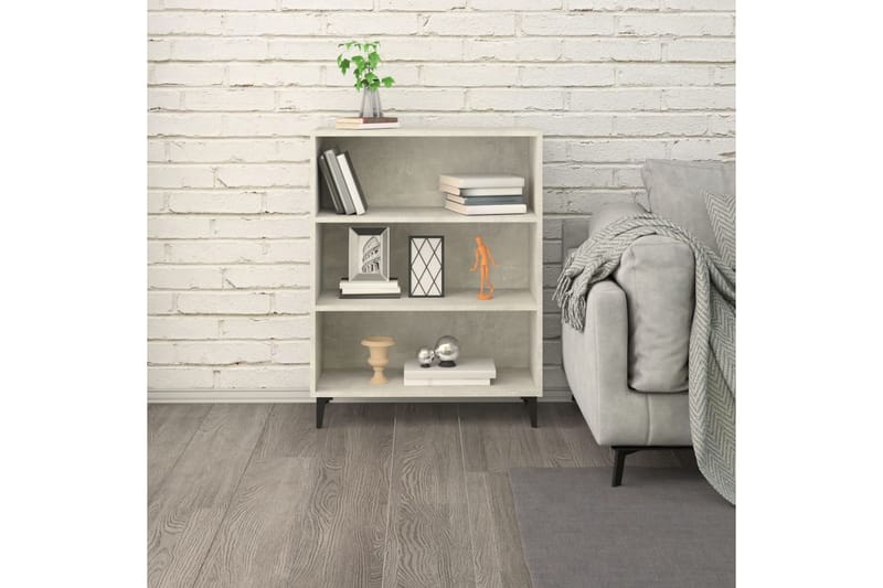 beBasic Senkki betoninharmaa 69,5x32,5x90 cm tekninen puu - Harmaa - Säilytys - Säilytyskalusteet - Senkki
