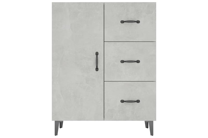 beBasic Senkki betoninharmaa 69,5x34x90 cm tekninen puu - Harmaa - Säilytys - Säilytyskalusteet - Lipasto