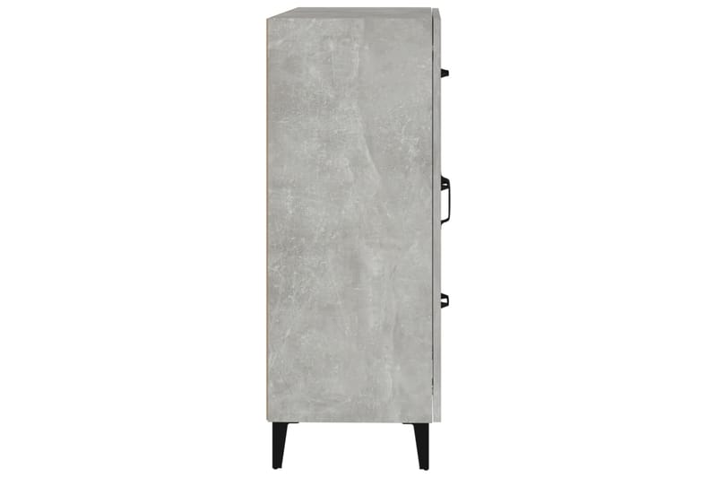 beBasic Senkki betoninharmaa 69,5x34x90 cm tekninen puu - Harmaa - Säilytys - Säilytyskalusteet - Lipasto