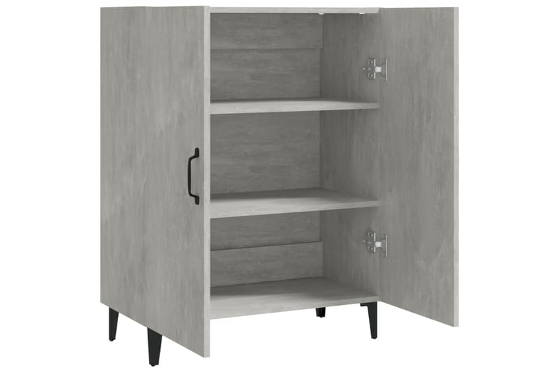 beBasic Senkki betoninharmaa 70x34x90 cm tekninen puu - Harmaa - Säilytys - Säilytyskalusteet - Senkki