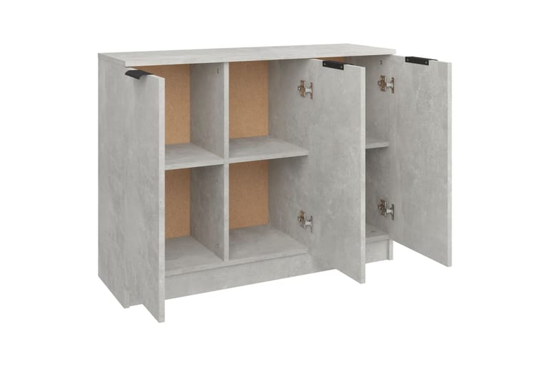 beBasic Senkki betoninharmaa 90,5x30x70 cm tekninen puu - Harmaa - Säilytys - Säilytyskalusteet - Lipasto