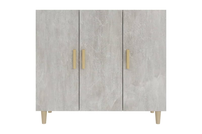 beBasic Senkki betoninharmaa 90x34x80 cm tekninen puu - Harmaa - Säilytys - Säilytyskalusteet - Lipasto