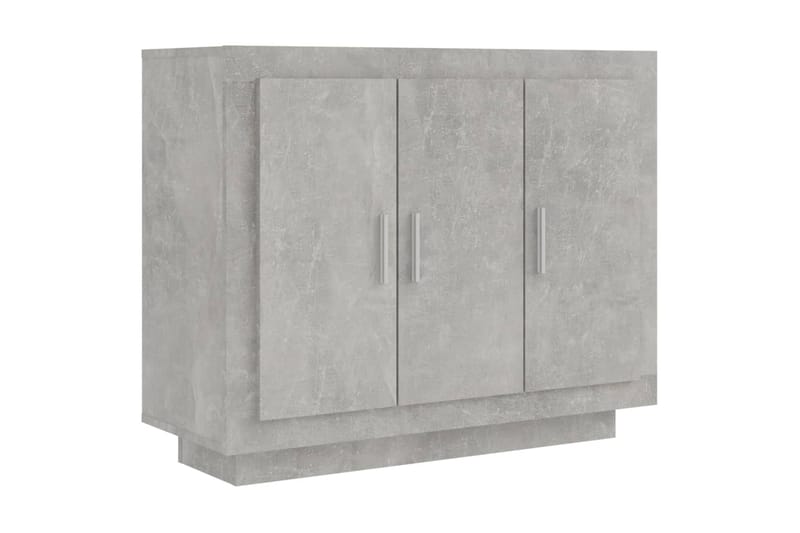 beBasic Senkki betoninharmaa 92x35x75 cm tekninen puu - Harmaa - Säilytys - Säilytyskalusteet - Senkki