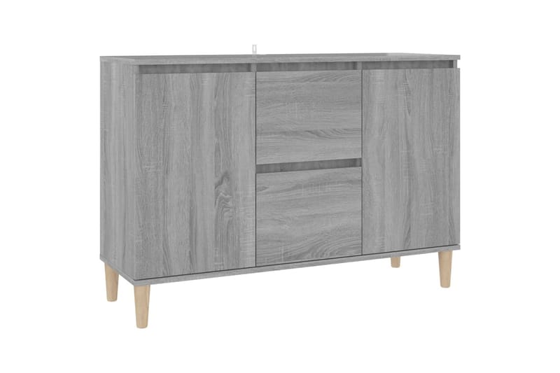 beBasic Senkki harmaa Sonoma 103,5x35x70 cm tekninen puu - Harmaa - Säilytys - Säilytyskalusteet - Senkki