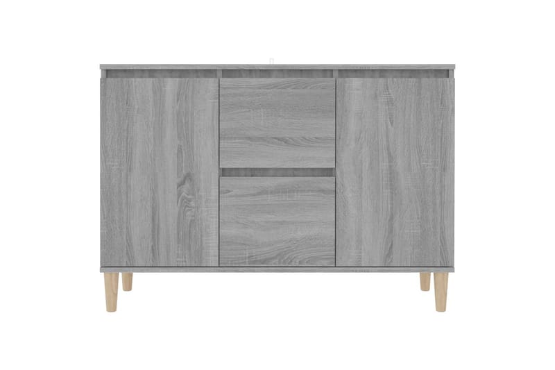 beBasic Senkki harmaa Sonoma 103,5x35x70 cm tekninen puu - Harmaa - Säilytys - Säilytyskalusteet - Senkki