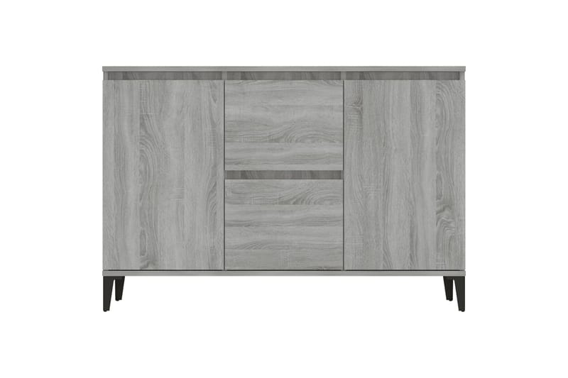 beBasic Senkki harmaa Sonoma 104x35x70 cm tekninen puu - Harmaa - Säilytys - Säilytyskalusteet - Senkki