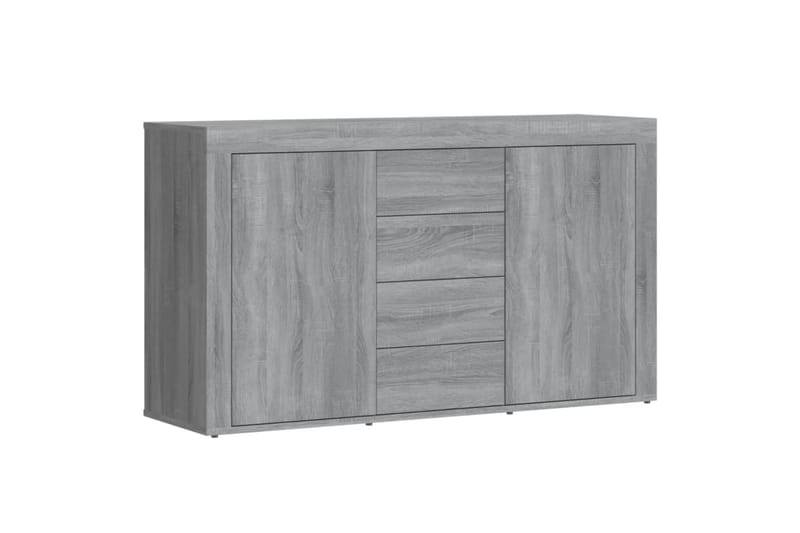 beBasic Senkki harmaa Sonoma 120x36x69 cm tekninen puu - Harmaa - Säilytys - Säilytyskalusteet - Senkki