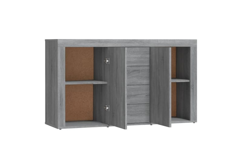 beBasic Senkki harmaa Sonoma 120x36x69 cm tekninen puu - Harmaa - Säilytys - Säilytyskalusteet - Senkki