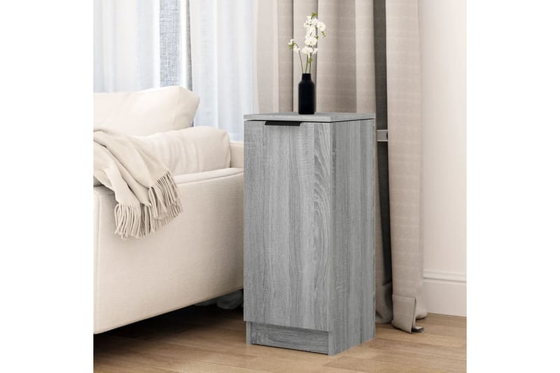beBasic Senkki harmaa Sonoma 30x30x70 cm tekninen puu - Harmaa - Säilytys - Säilytyskalusteet - Senkki