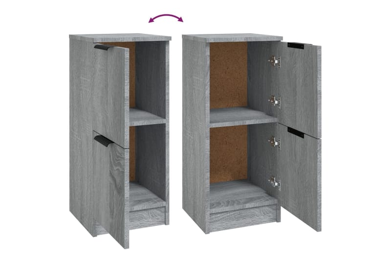 beBasic Senkki harmaa Sonoma 30x30x70 cm tekninen puu - Harmaa - Säilytys - Säilytyskalusteet - Lipasto