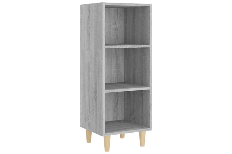 beBasic Senkki harmaa Sonoma 34,5x32,5x90 cm tekninen puu - Harmaa - Säilytys - Säilytyskalusteet - Senkki