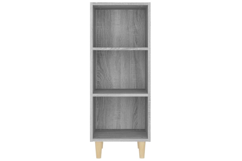 beBasic Senkki harmaa Sonoma 34,5x32,5x90 cm tekninen puu - Harmaa - Säilytys - Säilytyskalusteet - Senkki