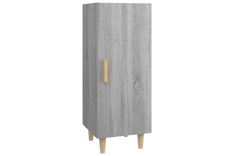 beBasic Senkki harmaa Sonoma 34,5x34x90 cm tekninen puu - Harmaa - Säilytys - Säilytyskalusteet - Senkki
