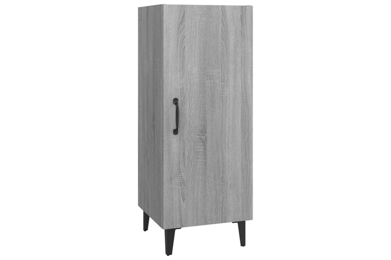 beBasic Senkki harmaa Sonoma 34,5x34x90 cm tekninen puu - Harmaa - Säilytys - Säilytyskalusteet - Senkki