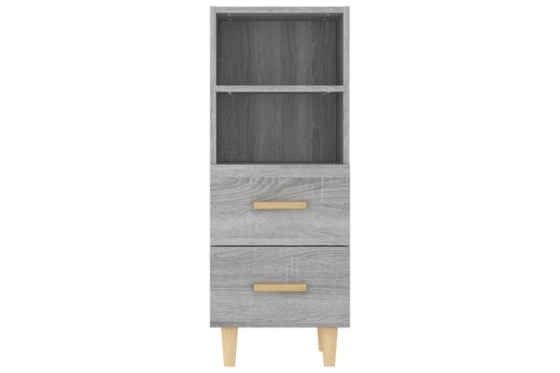 beBasic Senkki harmaa Sonoma 34,5x34x90 cm tekninen puu - Harmaa - Säilytys - Säilytyskalusteet - Senkki