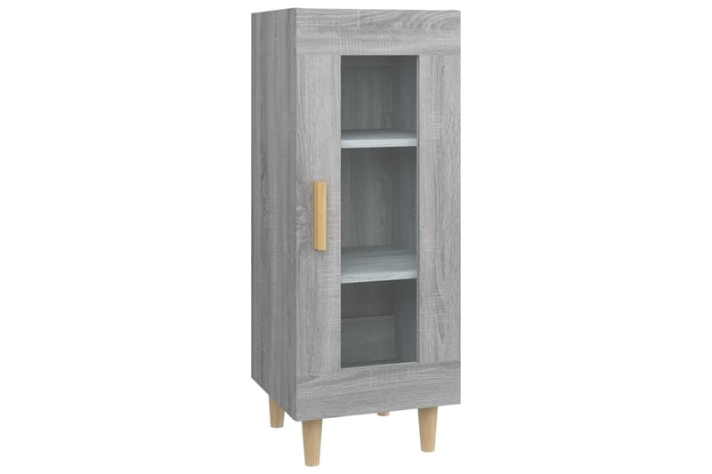 beBasic Senkki harmaa Sonoma 34,5x34x90 cm tekninen puu - Harmaa - Säilytys - Säilytyskalusteet - Senkki
