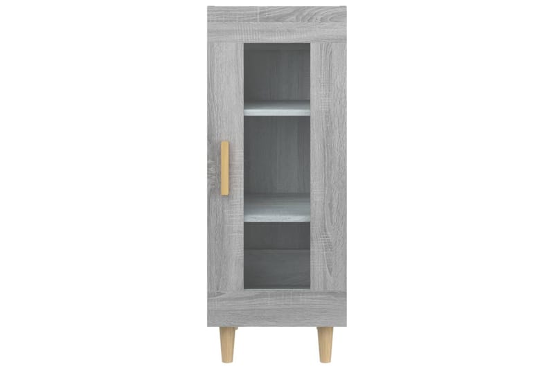 beBasic Senkki harmaa Sonoma 34,5x34x90 cm tekninen puu - Harmaa - Säilytys - Säilytyskalusteet - Senkki