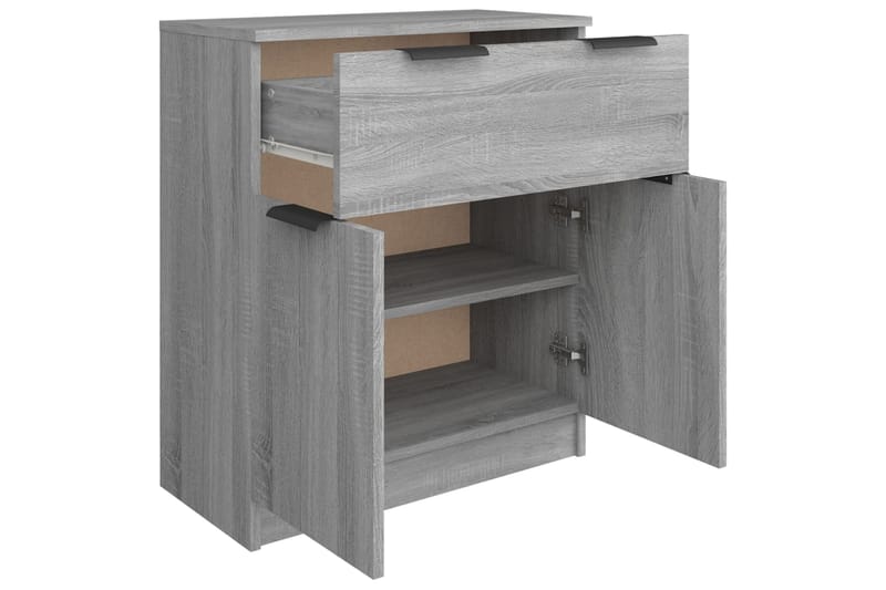beBasic Senkki harmaa Sonoma 60x30x70 cm tekninen puu - Harmaa - Säilytys - Säilytyskalusteet - Lipasto