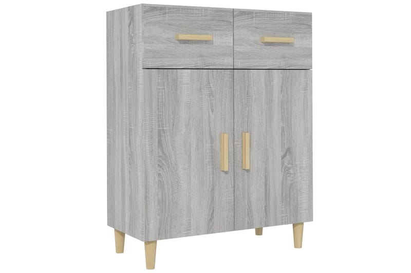 beBasic Senkki harmaa Sonoma 69,5x34x89 cm tekninen puu - Harmaa - Säilytys - Säilytyskalusteet - Lipasto