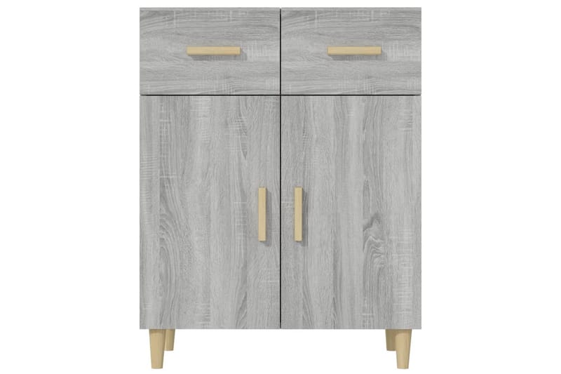 beBasic Senkki harmaa Sonoma 69,5x34x89 cm tekninen puu - Harmaa - Säilytys - Säilytyskalusteet - Lipasto