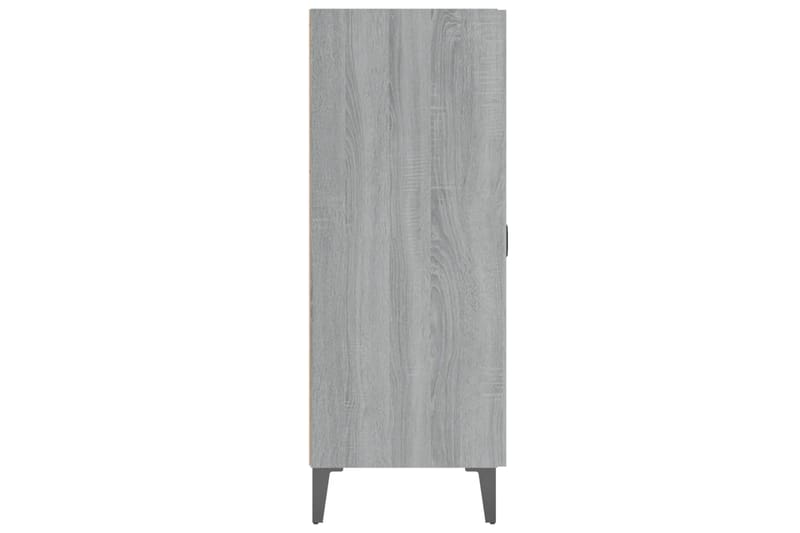 beBasic Senkki harmaa Sonoma 69,5x34x90 cm tekninen puu - Harmaa - Säilytys - Säilytyskalusteet - Lipasto