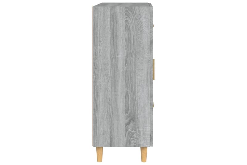 beBasic Senkki harmaa Sonoma 69,5x34x90 cm tekninen puu - Harmaa - Säilytys - Säilytyskalusteet - Lipasto