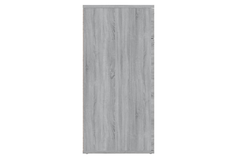 beBasic Senkki harmaa Sonoma 80x36x75 cm tekninen puu - Harmaa - Säilytys - Säilytyskalusteet - Senkki