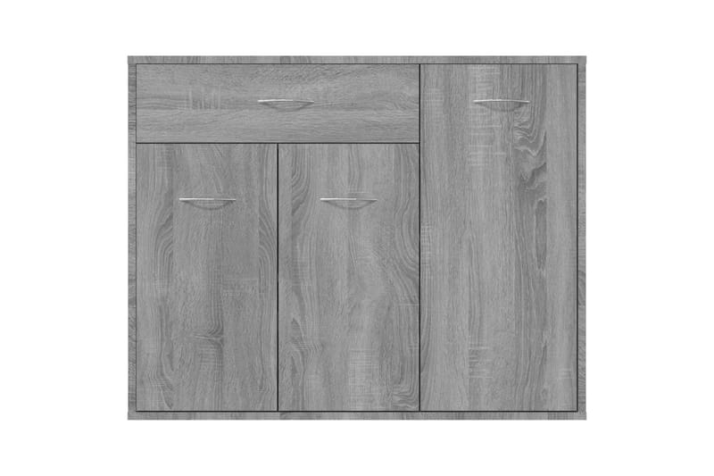 beBasic Senkki harmaa Sonoma 88x30x70 cm tekninen puu - Harmaa - Säilytys - Säilytyskalusteet - Senkki