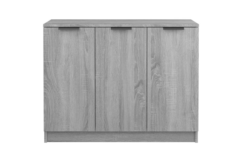 beBasic Senkki harmaa Sonoma 90,5x30x70 cm tekninen puu - Harmaa - Säilytys - Säilytyskalusteet - Lipasto