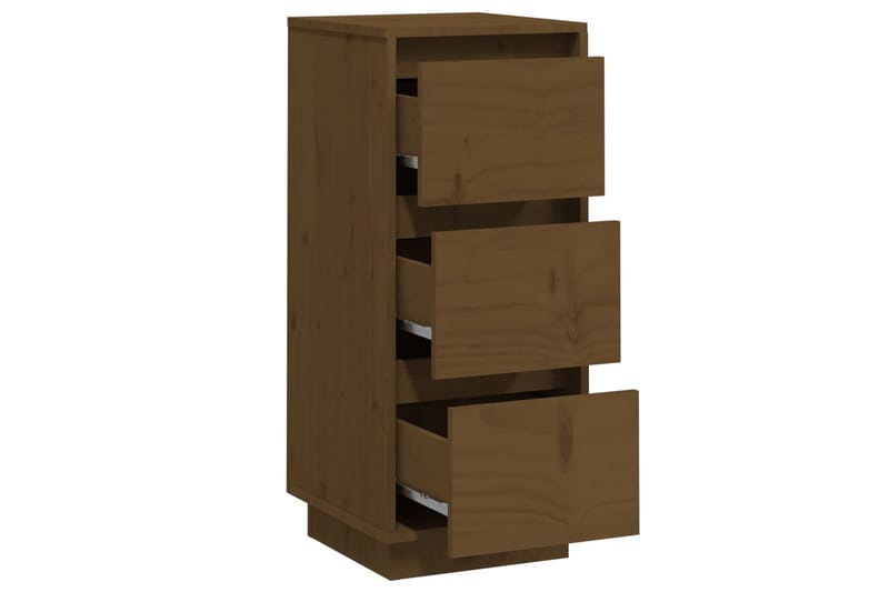 beBasic Senkki hunajanruskea 32x34x75 cm täysi mänty - Ruskea - Säilytys - Säilytyskalusteet - Senkki