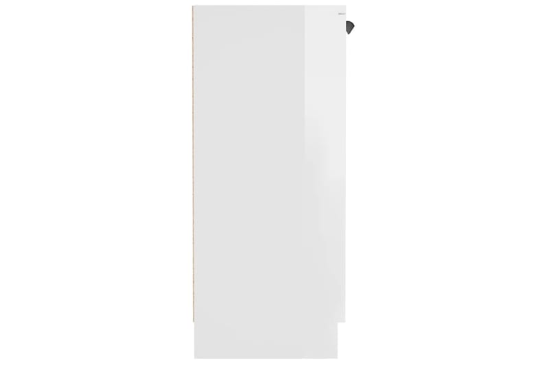 beBasic Senkki korkeakiilto valkoinen 60x30x70 cm tekninen puu - Valkoinen - Säilytys - Säilytyskalusteet - Senkki