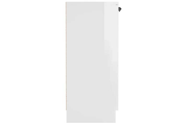 beBasic Senkki korkeakiilto valkoinen 60x30x70 cm tekninen puu - Valkoinen - Senkki