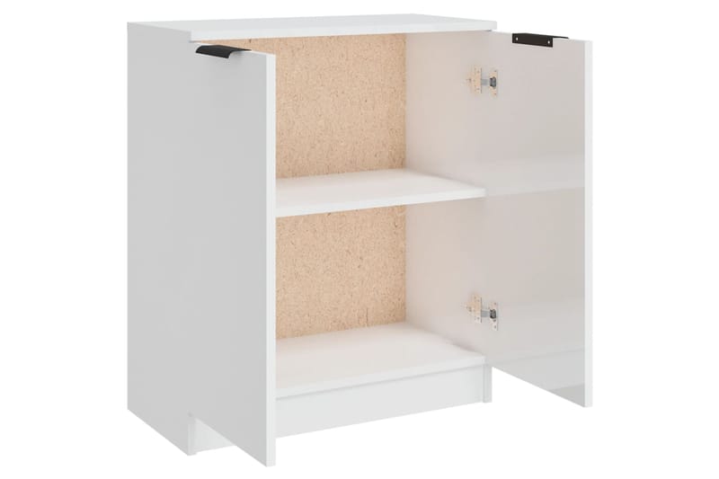 beBasic Senkki korkeakiilto valkoinen 60x30x70 cm tekninen puu - Valkoinen - Säilytys - Säilytyskalusteet - Senkki